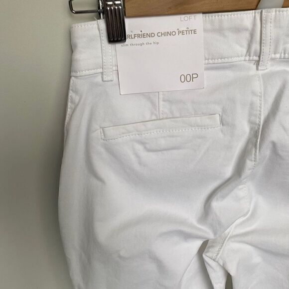 LOFT Girlfriend Chino Petite White - Picture 6 of 10